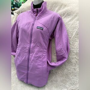 Patagonia Lavender Full-Zip Puffer Jacket